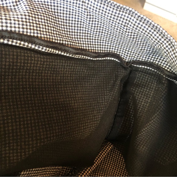 Hilary Radley pull on super stretch houndstooth black and white check pant M - Picture 5 of 7
